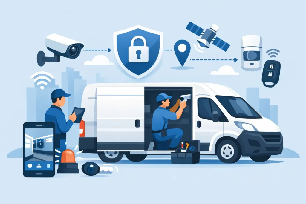Mobile Van Security Installation Explained