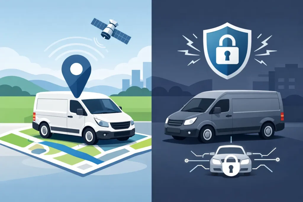 GPS Tracking vs Immobiliser: Which Protects Vans?