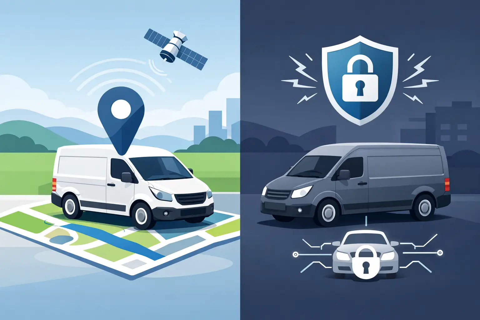 GPS Tracking vs Immobiliser: Which Protects Vans?