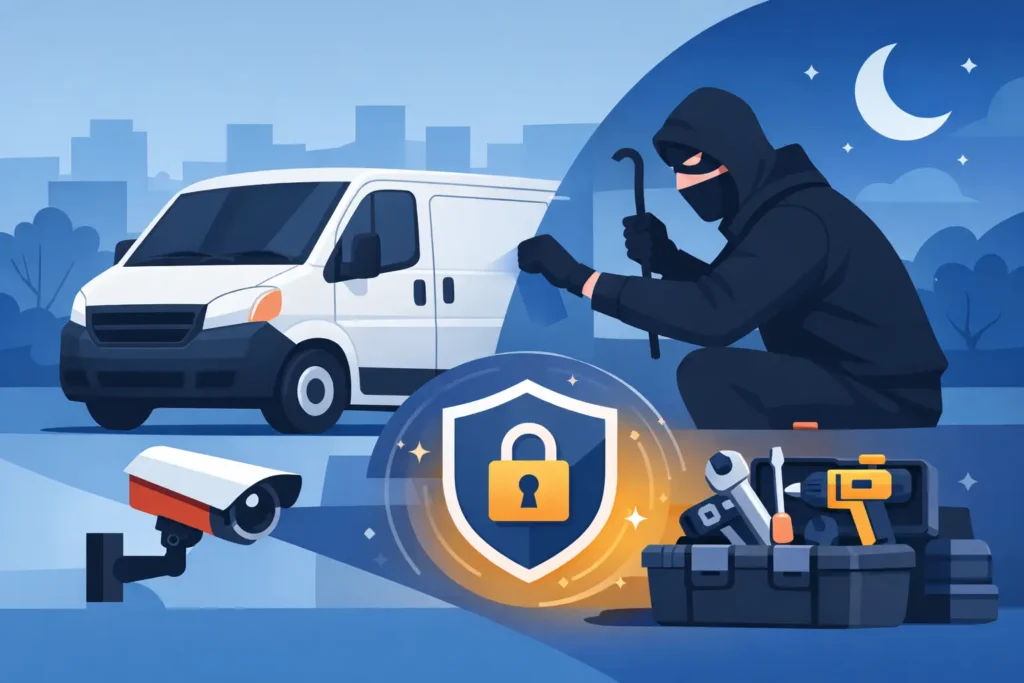 How to Prevent Van Break-Ins and Protect Tools