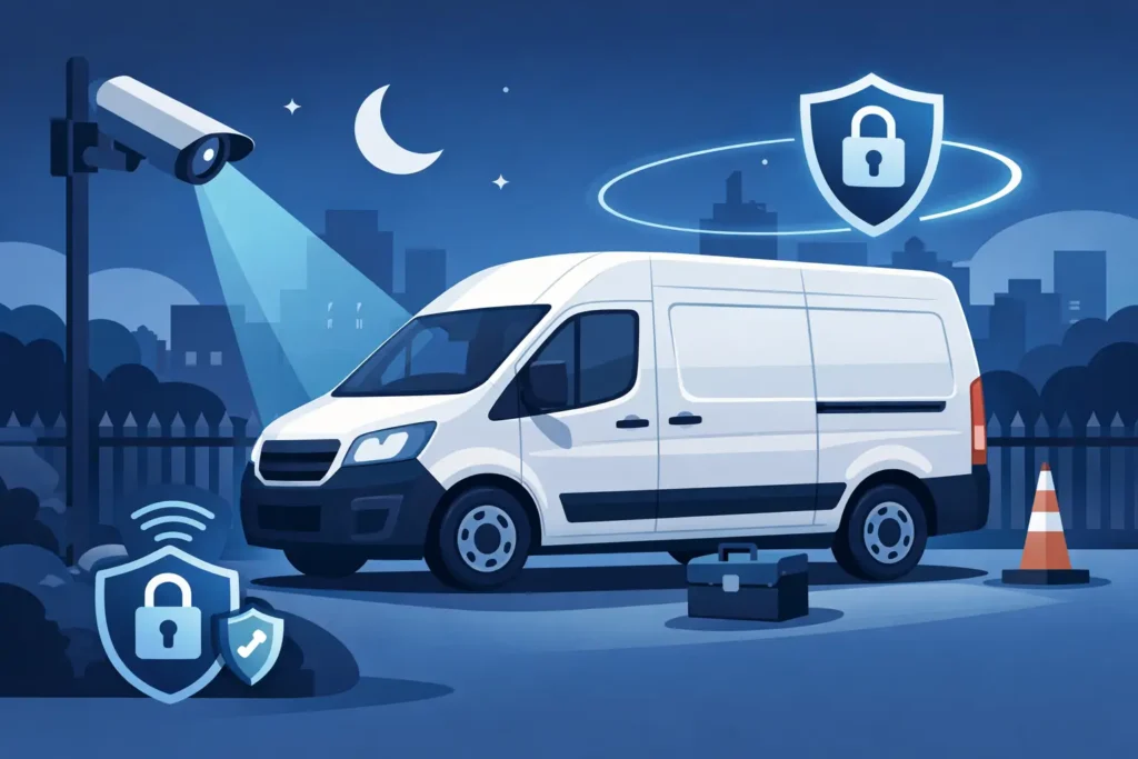 How to Secure an Overnight Parked Trade Van