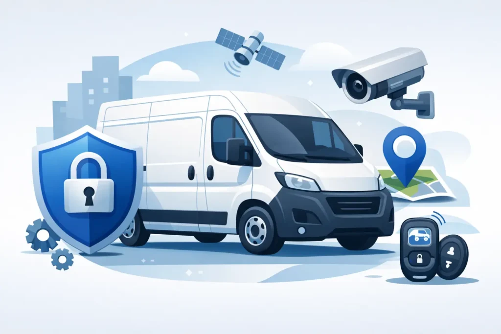 Top Van Security Upgrades for UK Work Vans