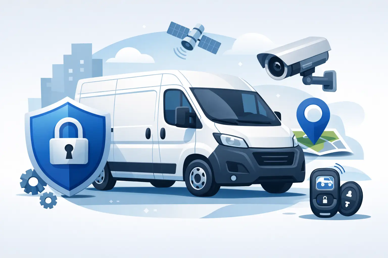 Top Van Security Upgrades for UK Work Vans
