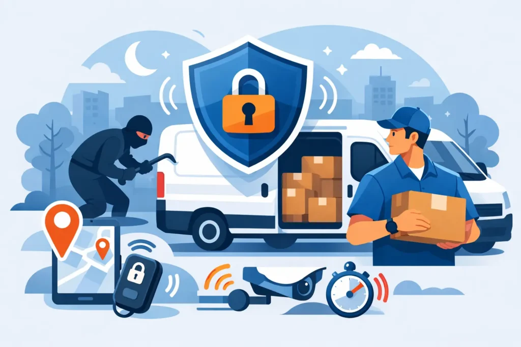 Van Security for Couriers: Stop Theft Downtime